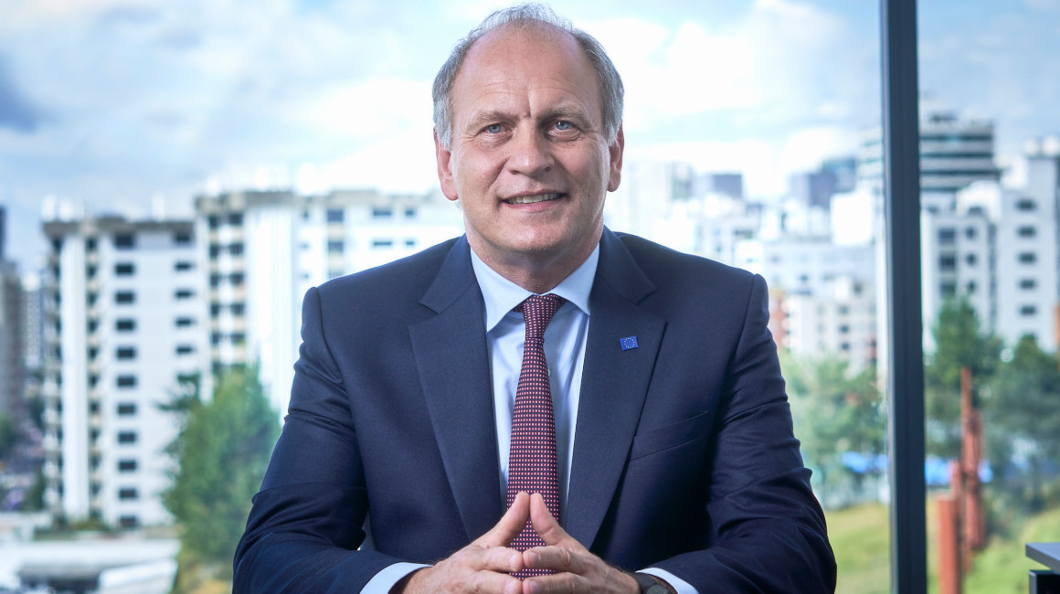 Charles-Michel Geurts, embajador de la Unión Europea (UE) en Ecuador.