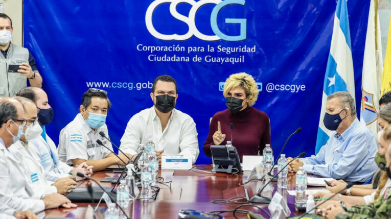 El COE cantonal de Guayaquil anunció medidas para enfrentar la variante delta de Covid-19, el 14 de julio de 2021.