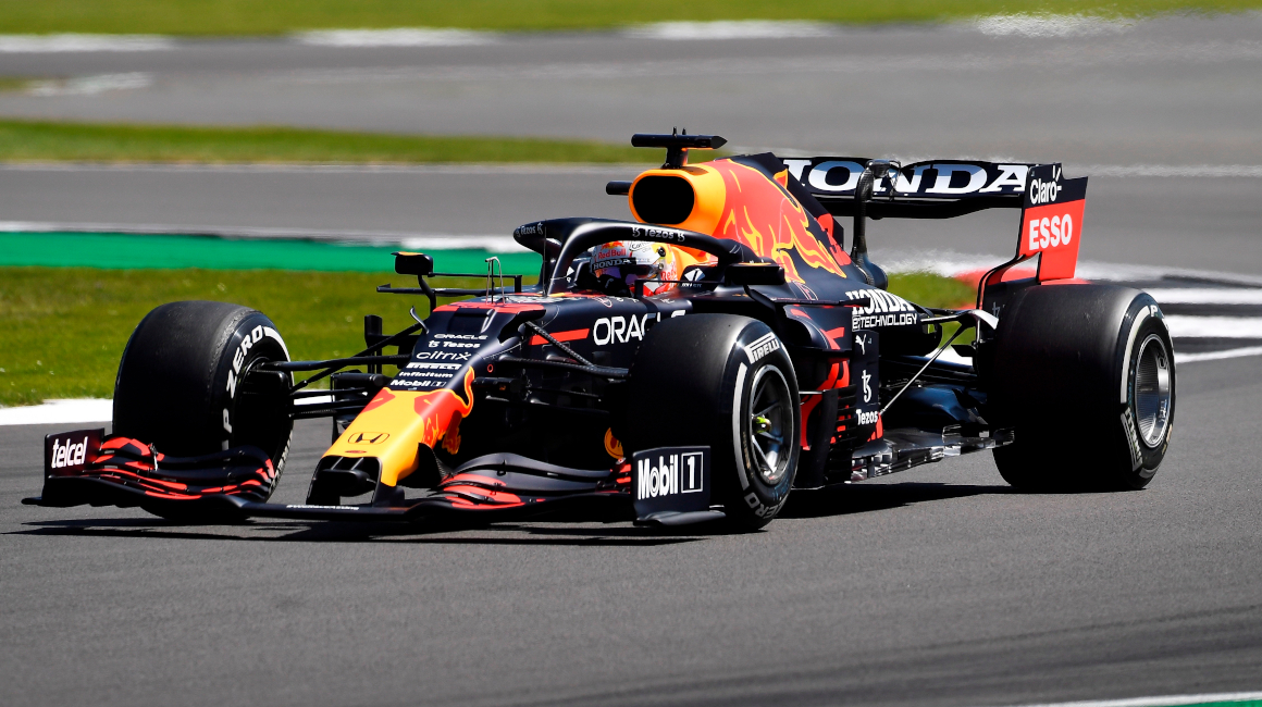 Max Verstappen, en el circuito de Silverstone, el sábado 17 de julio de 2021.