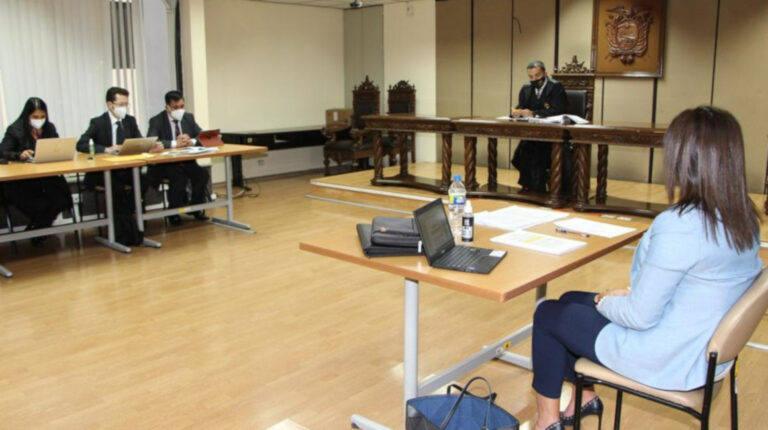 Audiencia de revisión de medidas cautelares del caso Las Torres, el 19 de julio de 2021.