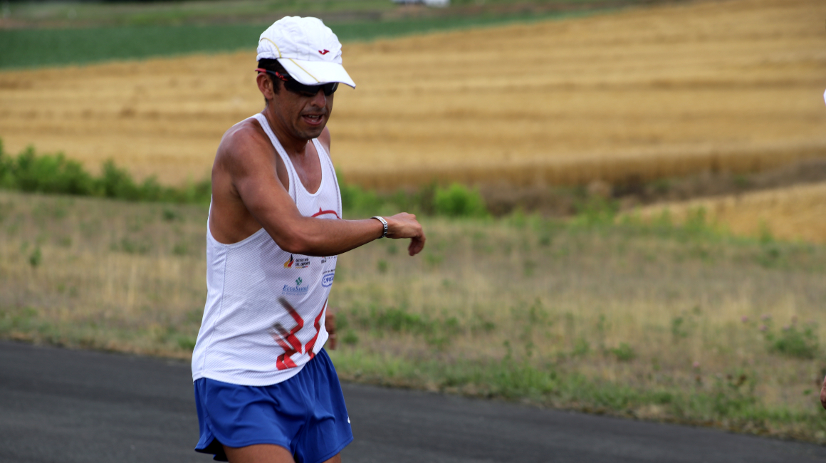 Claudio Villanueva, durante el entrenamiento en Kitami, el 26 de julio de 2021. 