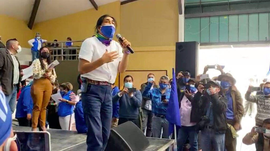 Yaku Pérez presenta su propio movimiento: Somos Agua