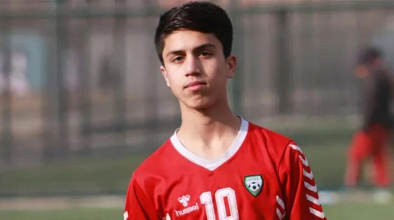 Zaki Anwari, futbolista fallecido de la Selección Sub-20 de Afganistán.