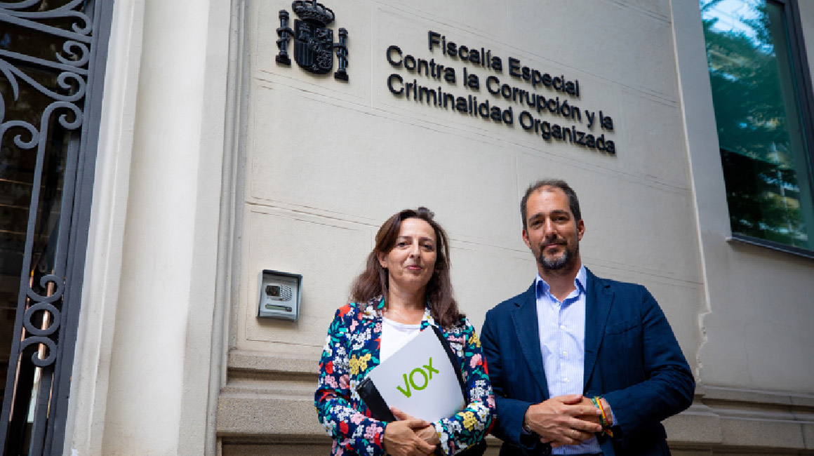 Marta Castro, vicesecretaria jurídica de Vox, presentó una denuncia por supuestos pagos de la Embajada de Ecuador este 2 de septiembre de 2021.