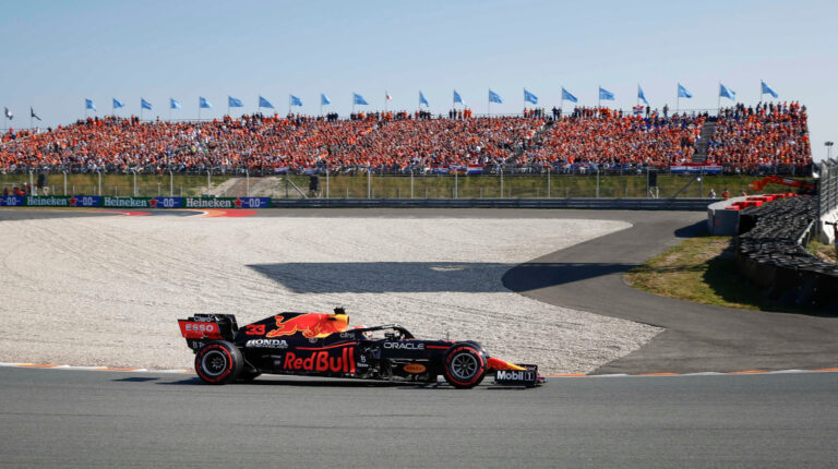 Max Verstappen, durante el Gran Premio de los Países Bajos, en el circuito de Zandvoort, el 4 de septiembre de 2021.