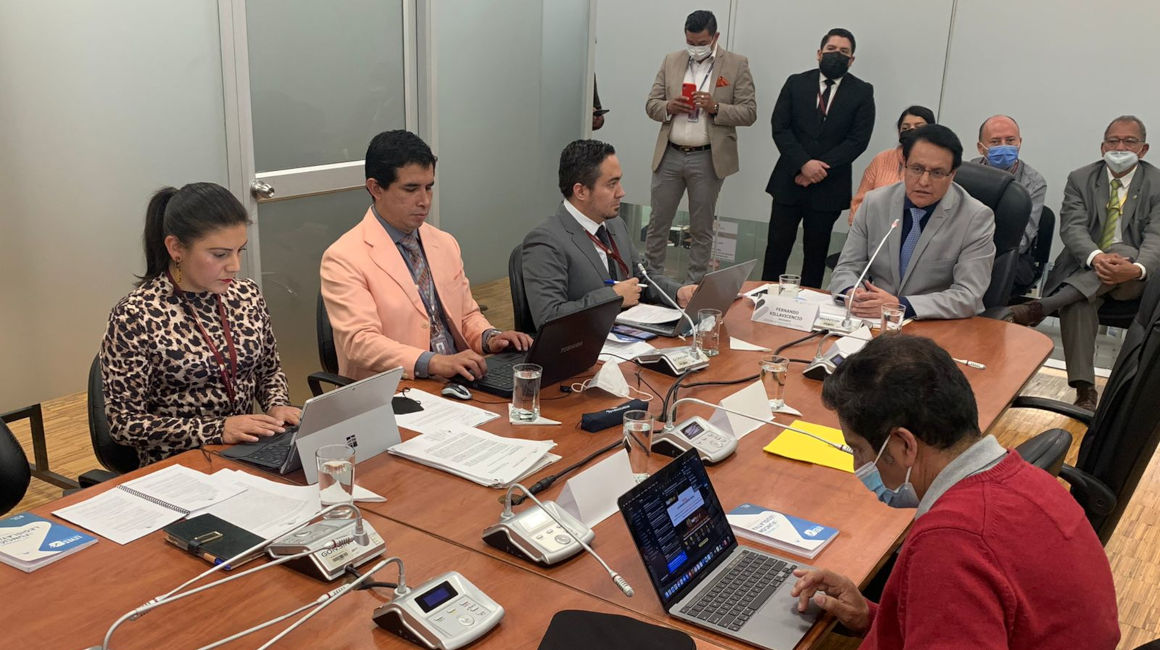 Sesión de la Comisión de Fiscalización de la Asamblea Nacional. Quito