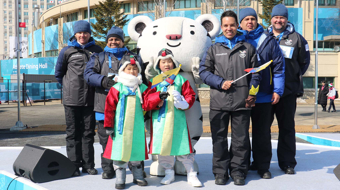 Klaus Jungbluth, durante los Juegos de Invierno de Pyeongchang, en febrero de 2018.
