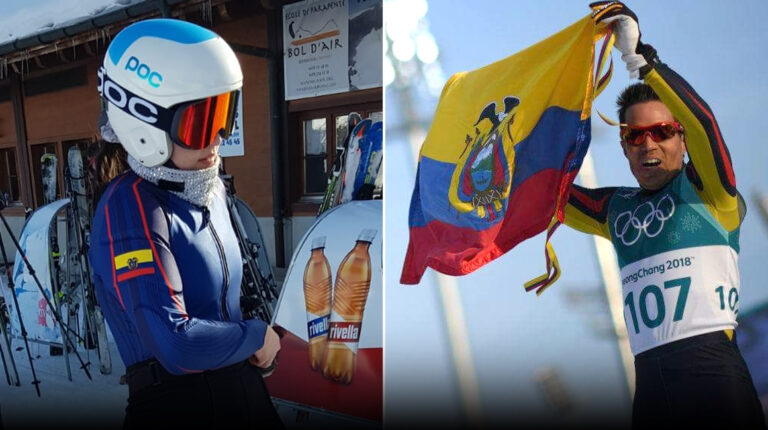 Sarah Escobar y Klaus Jungbluth son las principales opciones de Ecuador para clasificar a los Juegos de Invierno de Pekín 2022.