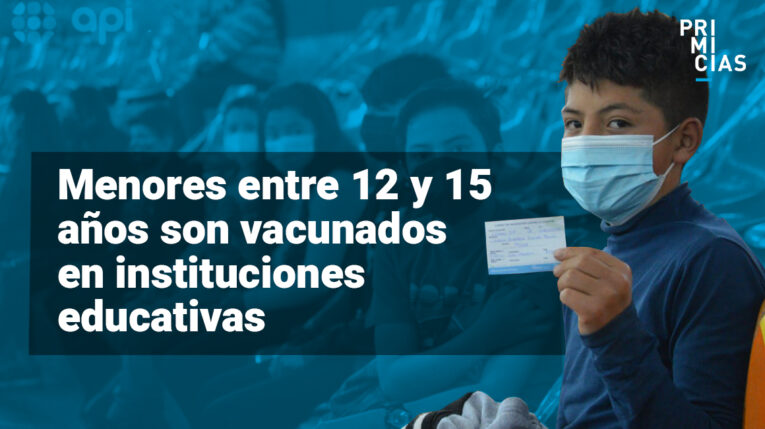 Ecuador inicia la vacunación contra Covid-19 a jóvenes de 12 a 15 años