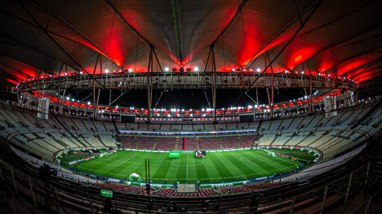El estadio Maracaná, antes del partido entre Flamengo y Gremio, el 15 de septiembre de 2021.