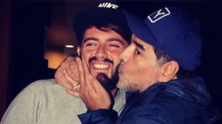 Hijos de Maradona utilizan su cuenta de Instagram para homenajearlo