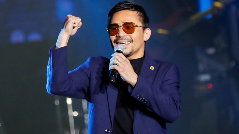 Manny Pacquiao será candidato a la presidencia de Filipinas en 2022