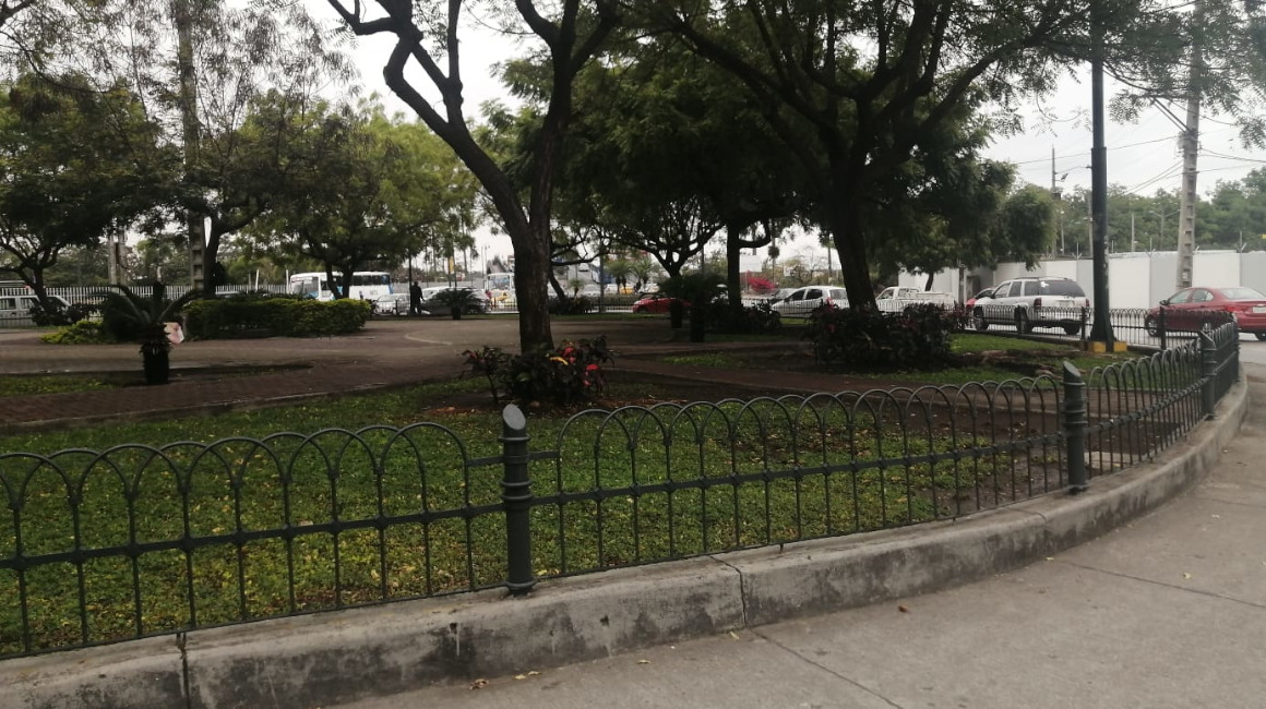 El parque de Portete, en el suroeste de Guayaquil.