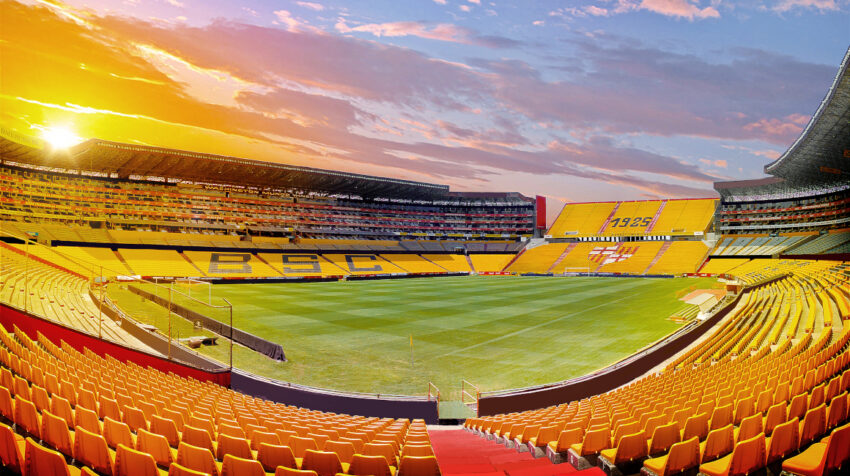 Vista panorámica del Estadio Banco Pichincha, en Guayaquil, en octubre de 2021.