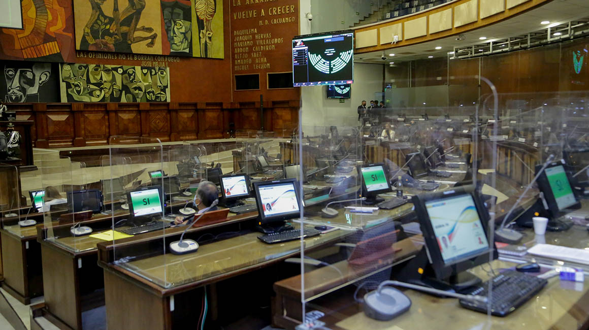 El Pleno de la Asamblea Nacional, en sesión de 7 de octubre de 2021.