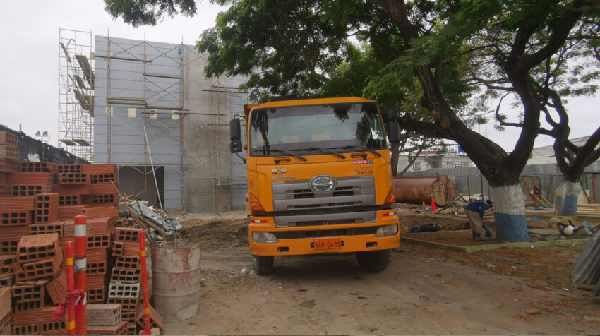 Obras en un barrio del Guasmo Sur, Guayaquil, el 15 de octubre de 2021.