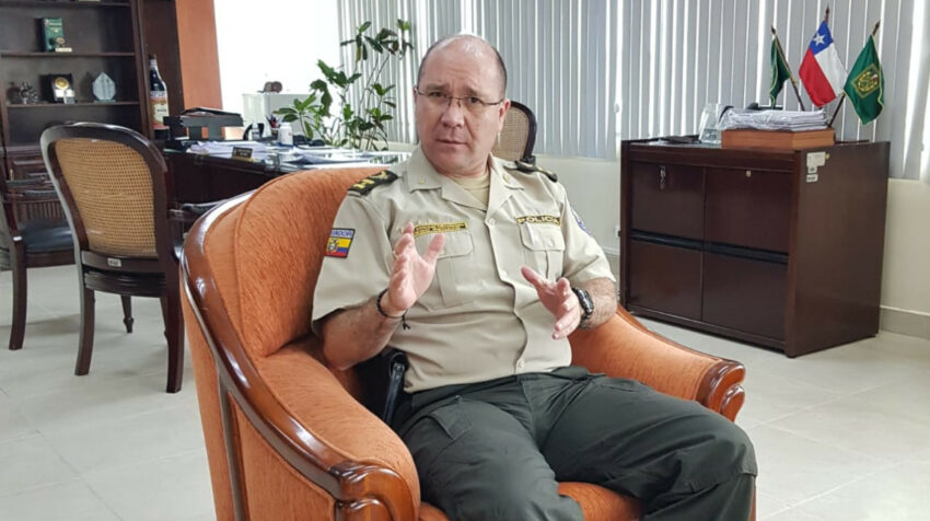 El director del Isspol, Renato González, en 2021.