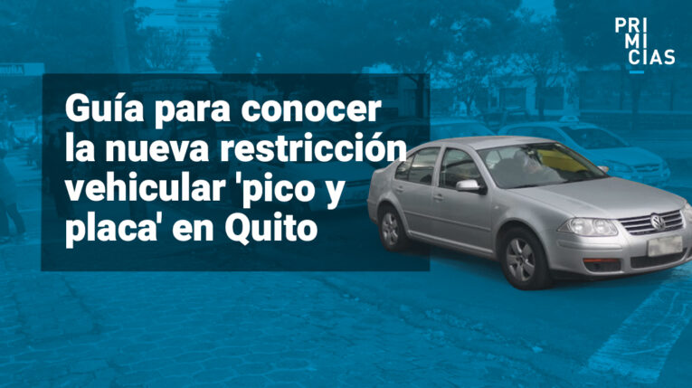 El ‘Pico y placa’ regresa a Quito desde mañana 4 de noviembre de 2021
