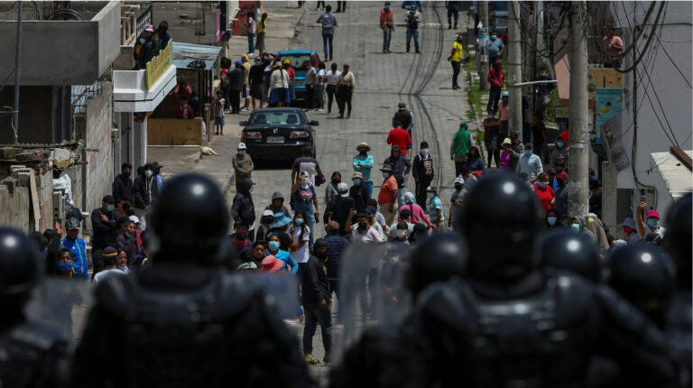 Las protestas se debilitan más, mientras Lasso anuncia un viaje a Europa