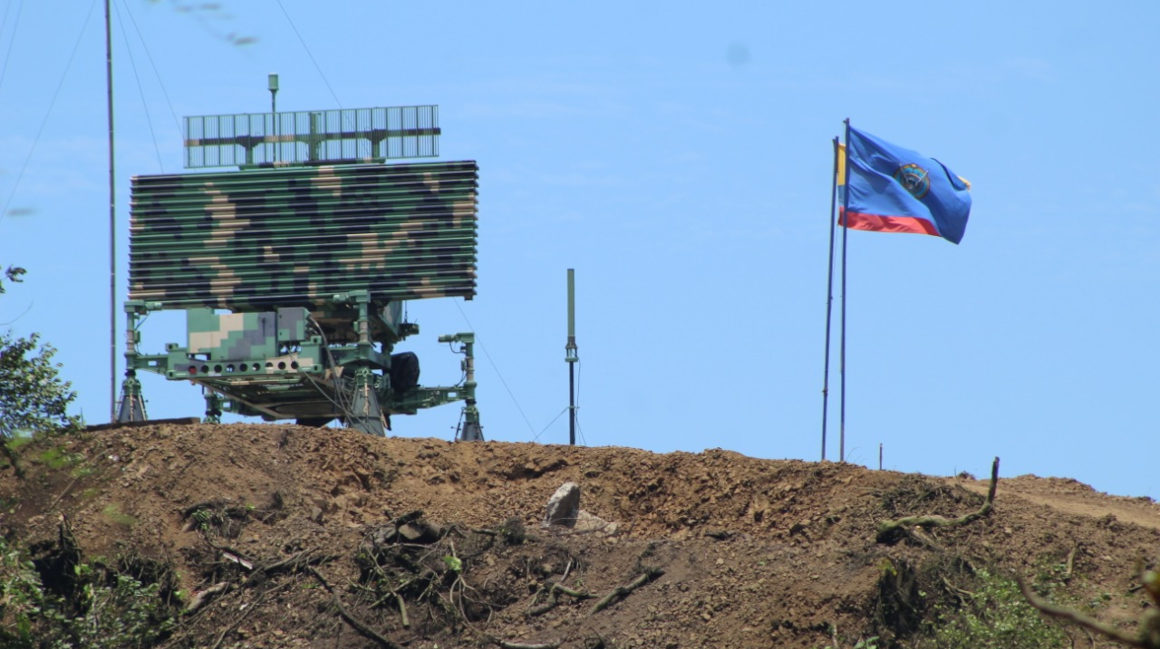 Radar instalado en el cerro Montecristi, en Manabí.