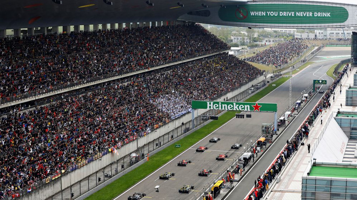 El Gran Premio de China, en Shanghái, en su edición de 2019.