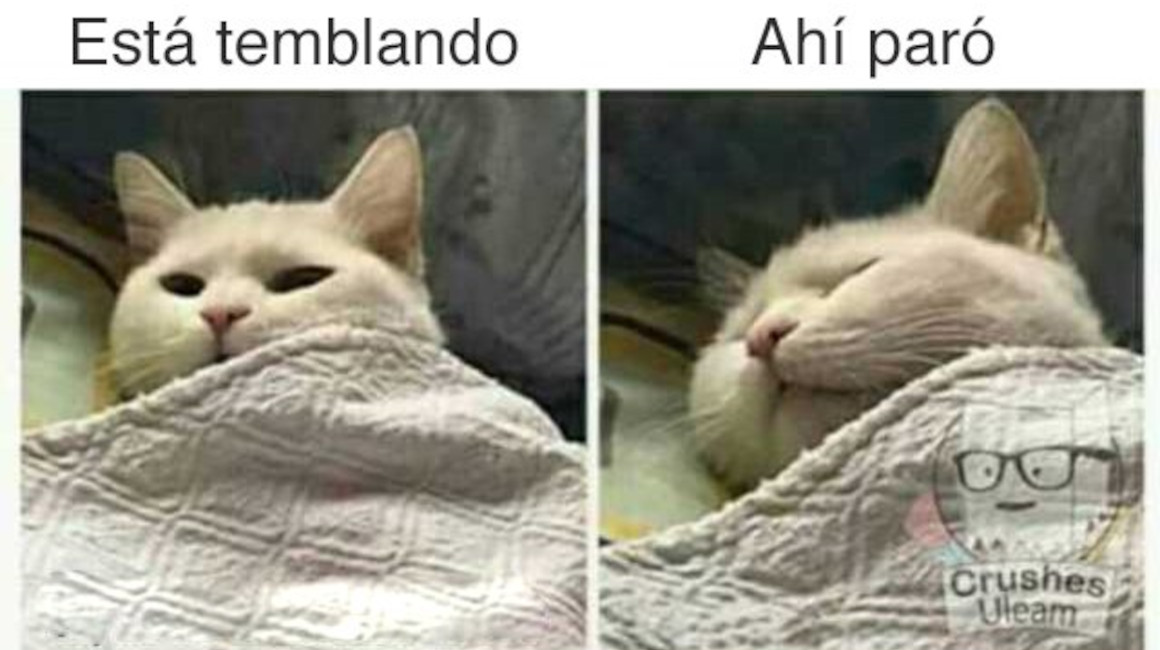 Memes de humor sobre el temblor en Quito.