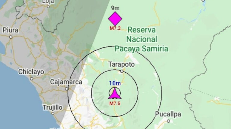 Fuerte sismo en Perú se siente en varias ciudades de Ecuador