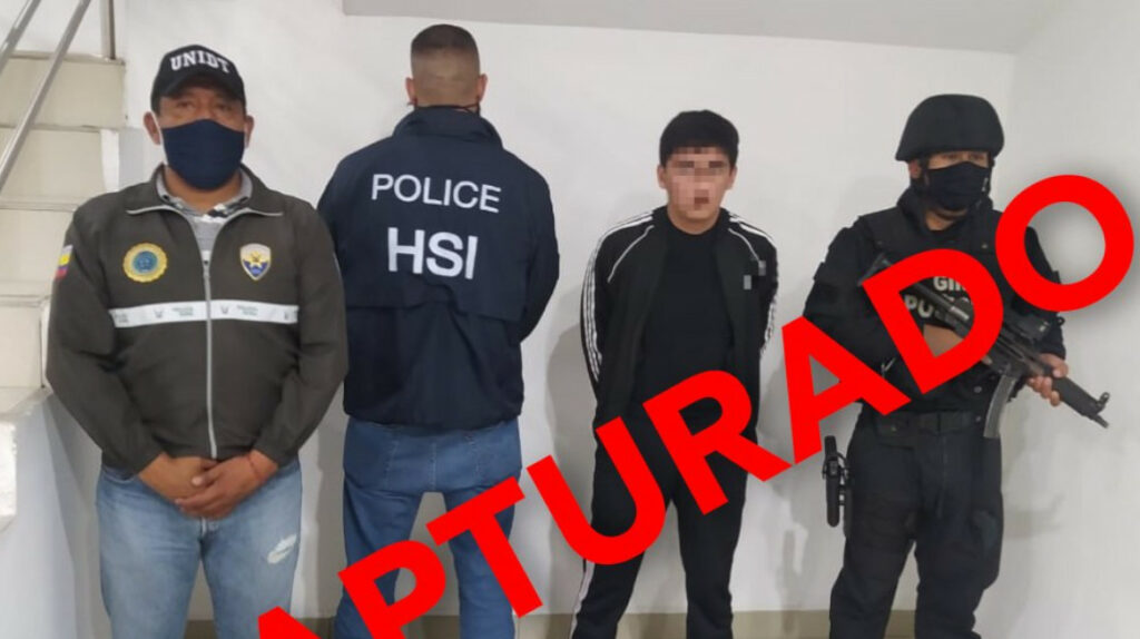 La Policía captura a presunto integrante del Cartel de Sinaloa en Quito