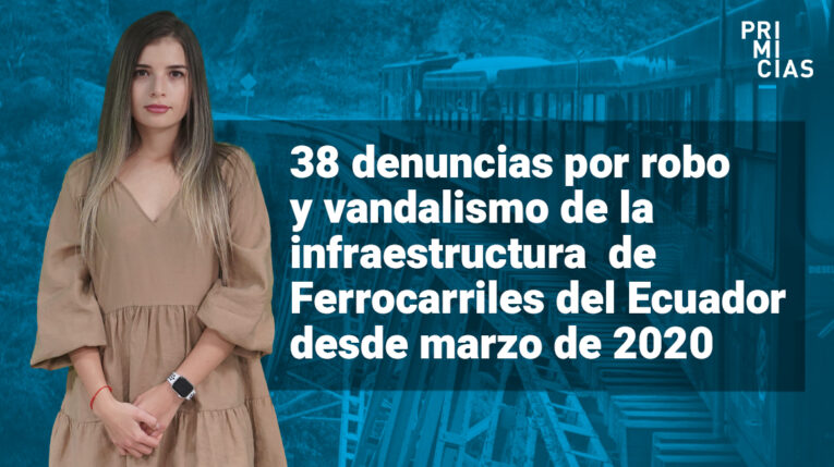 Ferrocarriles del Ecuador: 267 denuncias por robos y ningún detenido