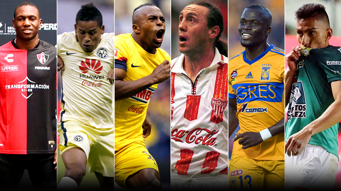 Aníbal Chalá, Michael Arroyo, Christian Benítez, Álex Aguinaga, Enner Valencia y Ángel Mena, algunos de los futbolistas ecuatorianos que han sido campeones en México.