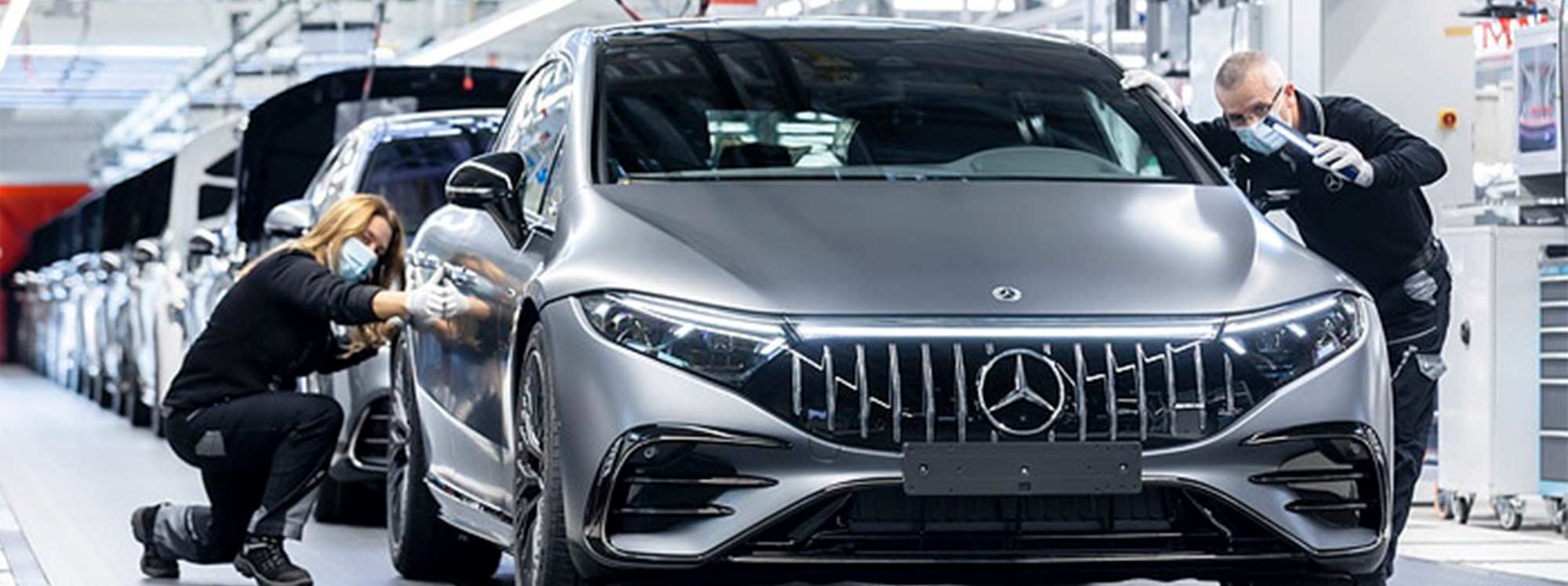 El primer sedán eléctrico de Mercedes-AMG está fabricación