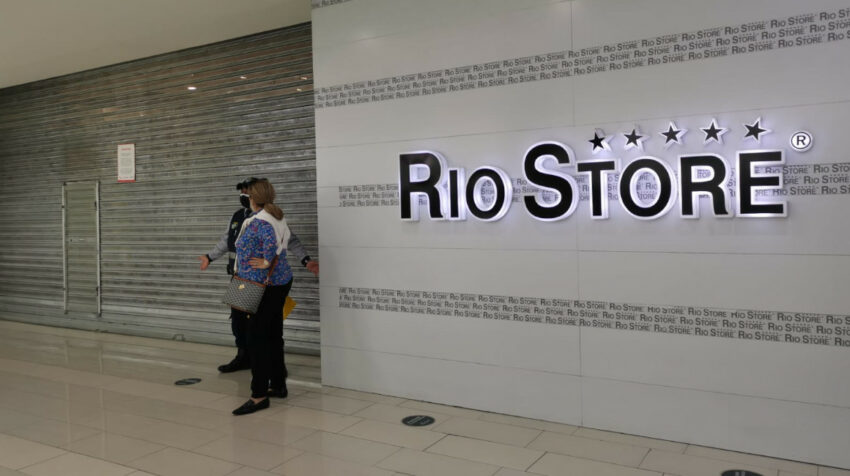 Local de Rio Store está cerrado en Quicentro Shopping, el 11 de enero de 2021. 