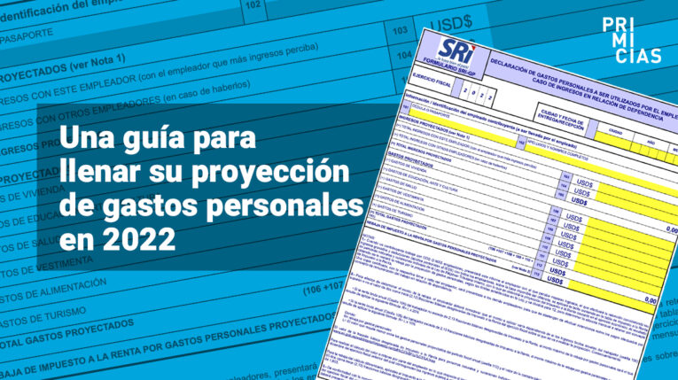 Qué sí y qué no se puede usar: cómo llenar la proyección de gastos personales