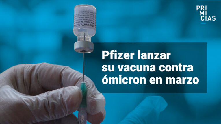 Vacuna contra ómicron de Pfizer estará lista en marzo