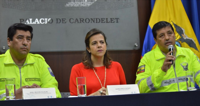 Cuando María Paula Romo llegó al Ministerio de Gobierno, en 2019, los hermanos Nelson y Marco Villegas ocupaban los cargos de comandante y jefe Antinarcóticos, respectivamente. Luego de varios meses fueron relevados.