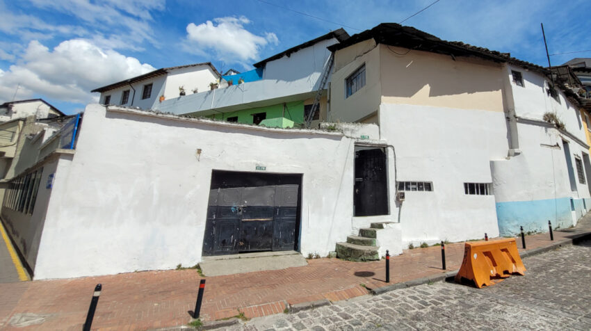 Una de las casas del casco colonial de Quito que ha sido ocupada sin contrato de arrendamiento.