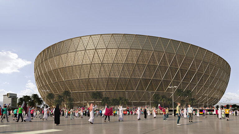 Vista panorámica del Estadio Lusail, sede de la final del Mundial de Catar 2022.