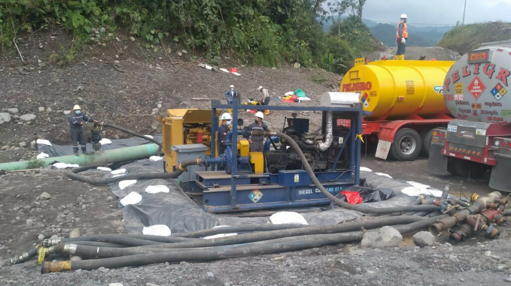 Ecuador mantiene exportación petrolera, pese a rotura del OCP