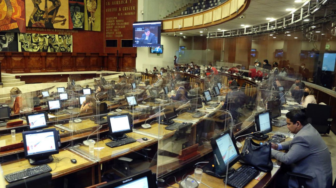 El Pleno de la Asamblea Nacional el 2 de febrero de 2022.
