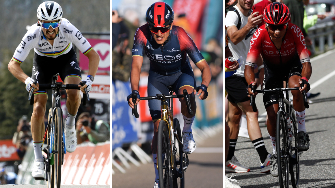 Julian Alaphilippe, Richard Carapaz y Nairo Quintana correrán el Tour de la Provence 2022.