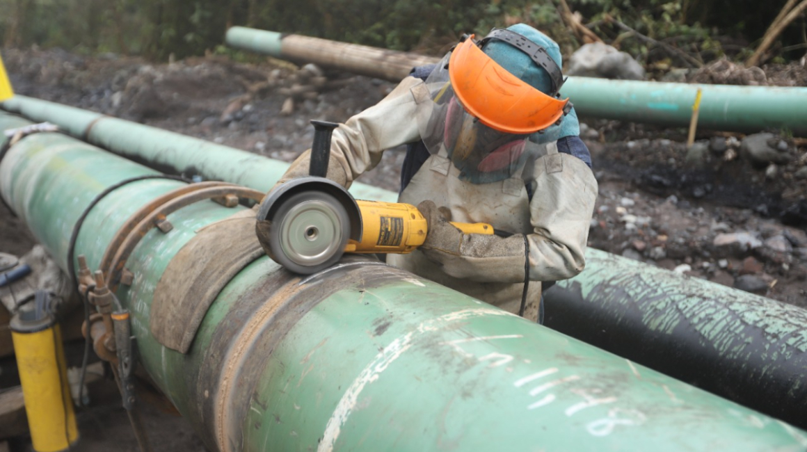 OCP Ecuador reparó la rotura de su oleoducto y reinició el transporte de petróleo, el 7 de febrero de 2022.