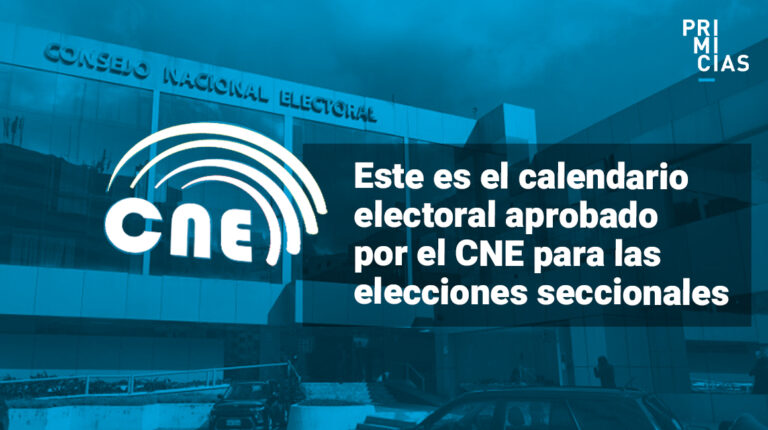 Calendario electoral elecciones seccionales 2023
