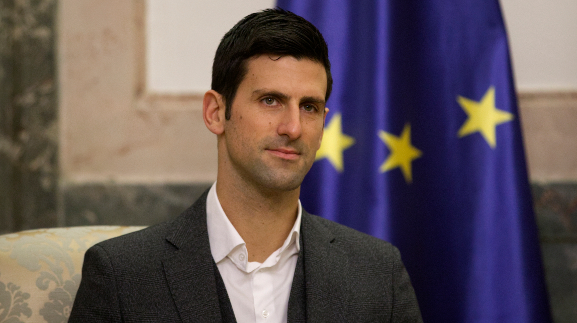 Novak Djokovic, durante una reunión en Belgrado, Serbia, el 3 de febrero de 2022.
