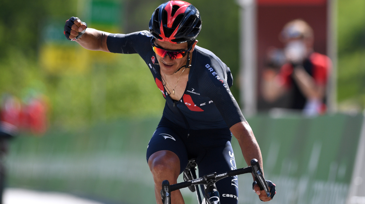 Richard Carapaz cumple su tercera temporada con el Ineos Grenadiers. En 2022 intentará ganar el Giro de Italia.