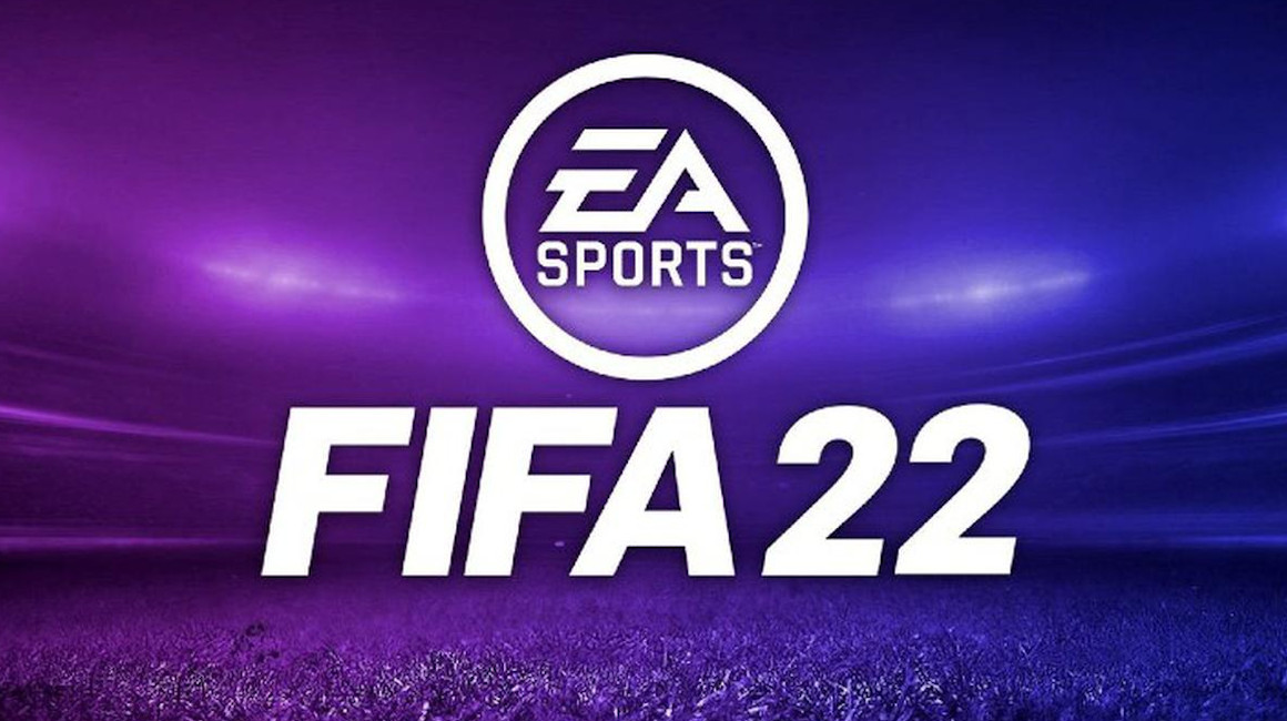 Logo del videojuego FIFA 22 de EA Sports.
