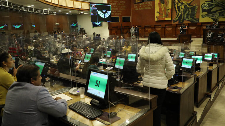 El Pleno de la Asamblea, en sesión del 9 de marzo de 2022.