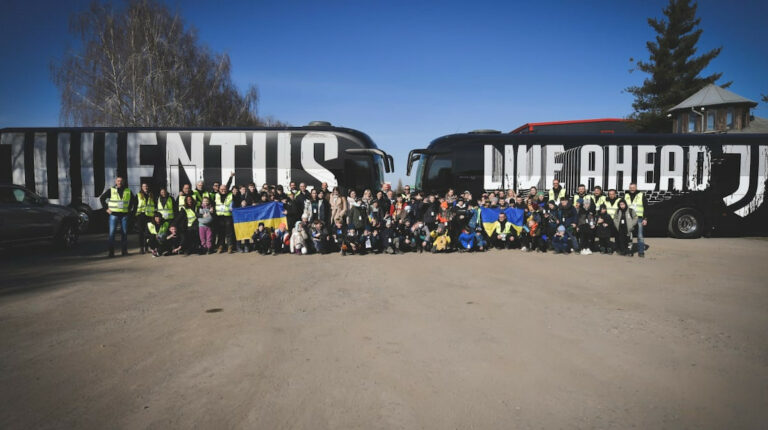 Juventus rescate personas Ucrania