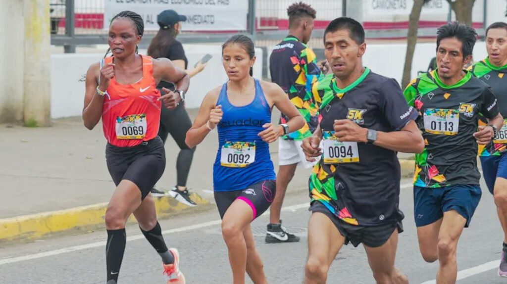 Katherine Tisalema rompe el récord nacional en los 10 kilómetros