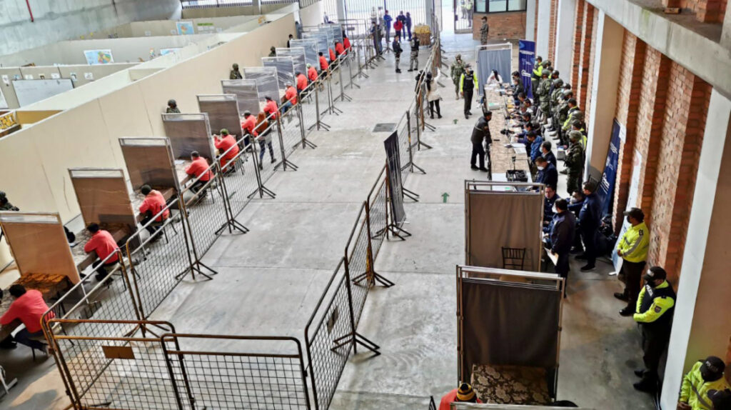 SNAI e INEC arrancan censo en la cárcel de Turi