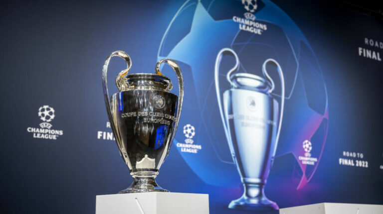 Imagen de la 'Orejona', el trofeo que se entrega cada año al campeón de la Champions League.